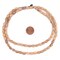 The Bead Chest Oval Olive Wood Beads from Bethlehem – Handcrafted in the Holy Land – 8 x 6mm, Natural – Perfect for Jewelry Making, Rosaries, Crafts & DIY Projects